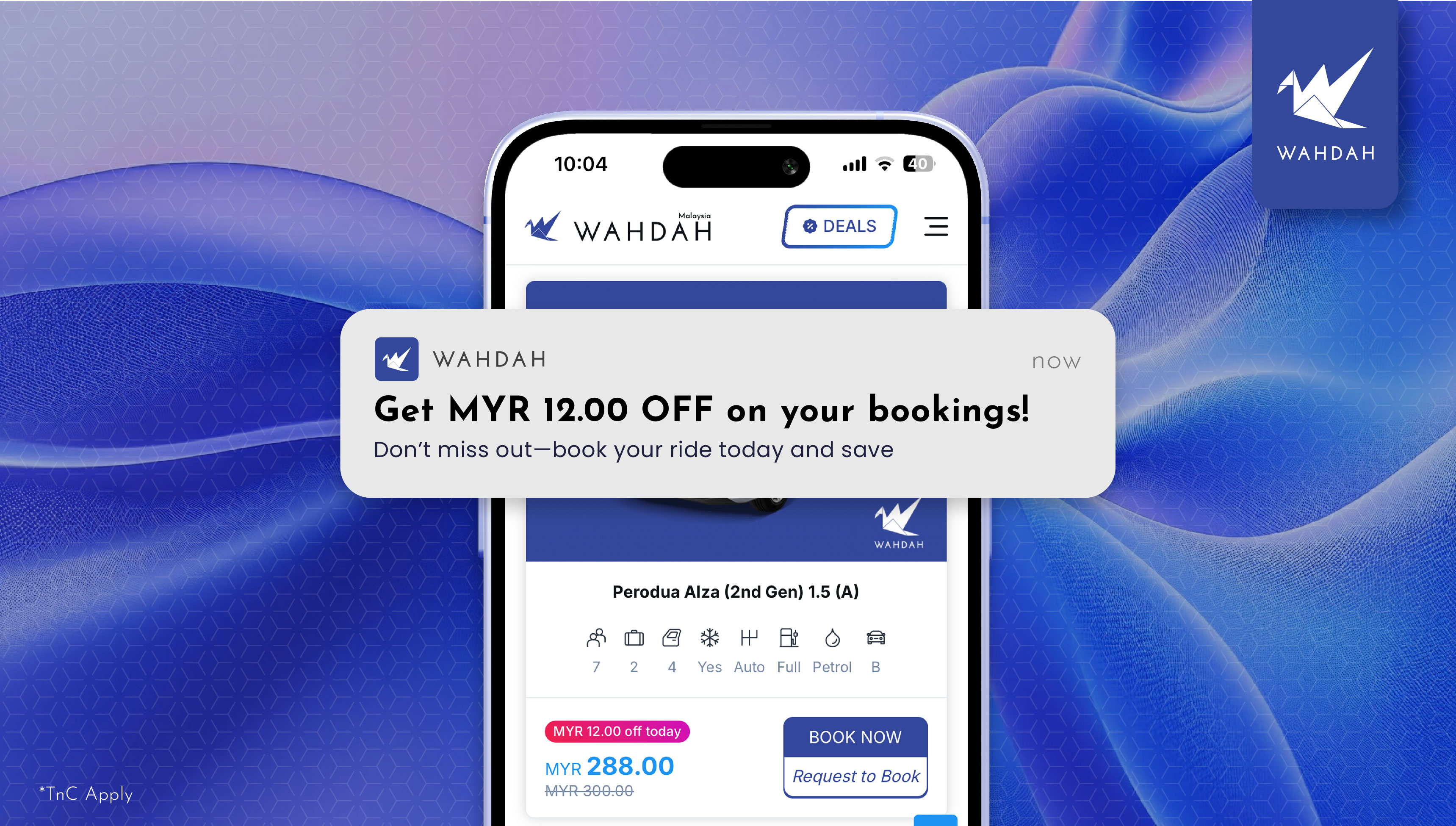 Promosi Disember WAHDAH Dilanjutkan untuk Terengganu & Pahang!