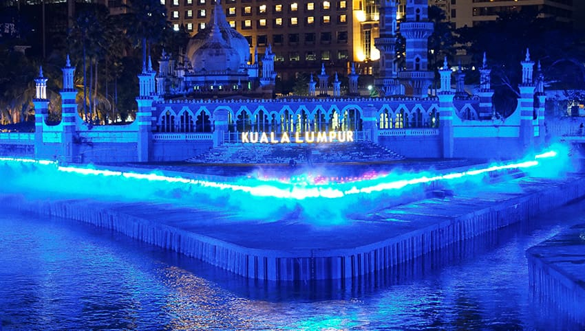 Best Places for Countdown and New Year Eve in Kuala Lumpur River of Life Night Views and Photo Spots